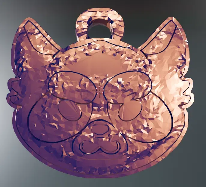 Mặt Dây Chuyền Chồn Con Phong Cách Chibi - Image 1