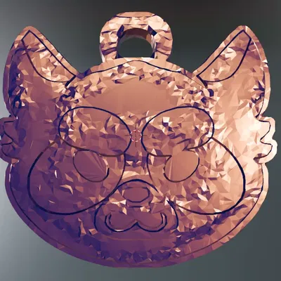 Mặt Dây Chuyền Chồn Con Phong Cách Chibi