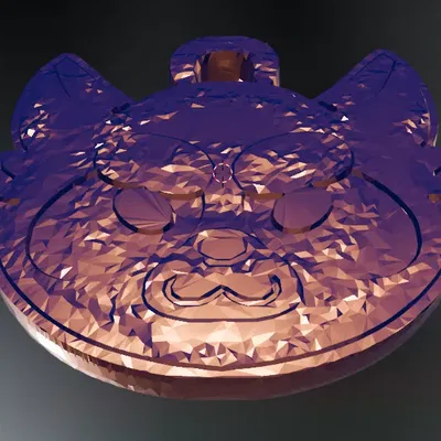 Mặt Dây Chuyền Chồn Con Phong Cách Chibi