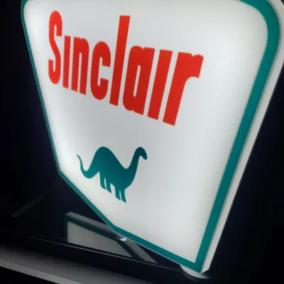 Sinclair Gas Sign Lightbox