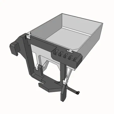 Prusa i3 hanger and storage tray