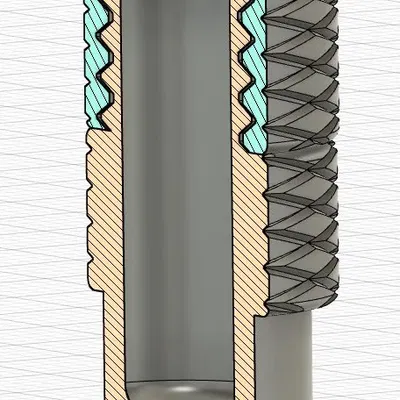 Tiny Parts Tube - REMIX parametric for length