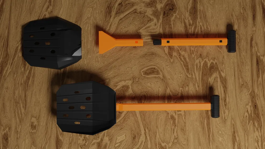 Xẻng xúc tuyết - cào băng in 3D hoàn toàn - Image 1