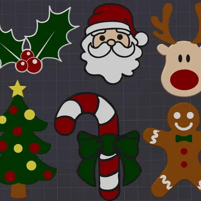 Tay Nắm Cửa Giáng Sinh Cho X1C/P1S