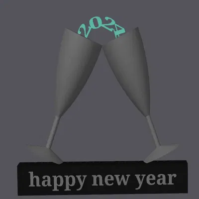 Mô hình Đón Năm Mới 2024