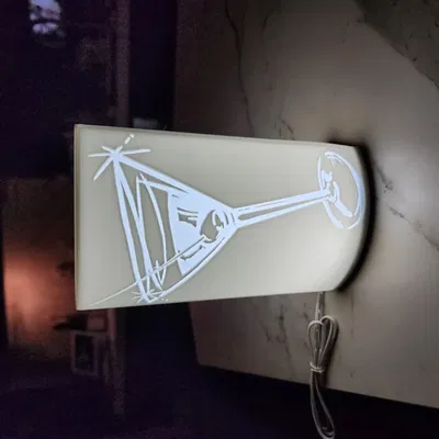 Đèn Martini Lithophane