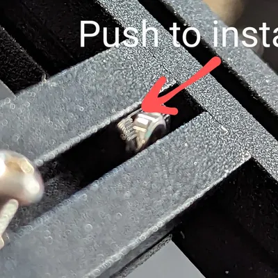 T-Nut Lắp Ráp Kiểu Trụ Cho Rãnh Nhôm 15mm, Dùng Ốc M2.5