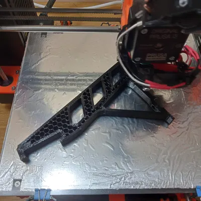 Prusa i3 spool holder with filament guides