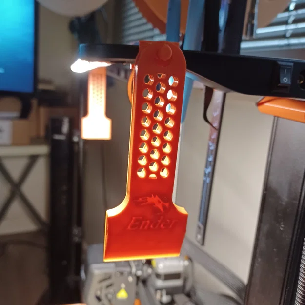Dụng Cụ Cạo Vật Liệu In Có Kẹp Móc Thanh Đèn - Ender 3 - Image 1