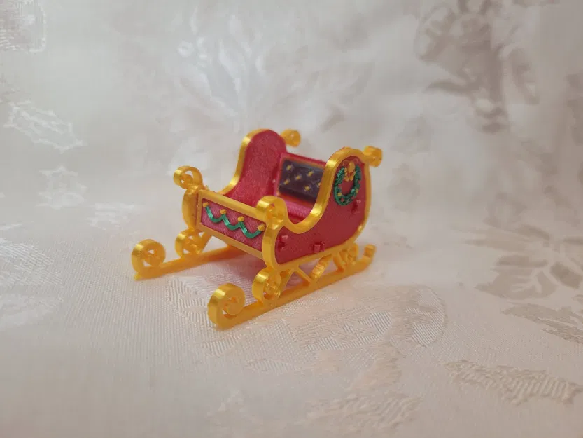 Bộ Thiệp Xe Trượt Tuyết Giáng Sinh Lắp Ráp - Image 3