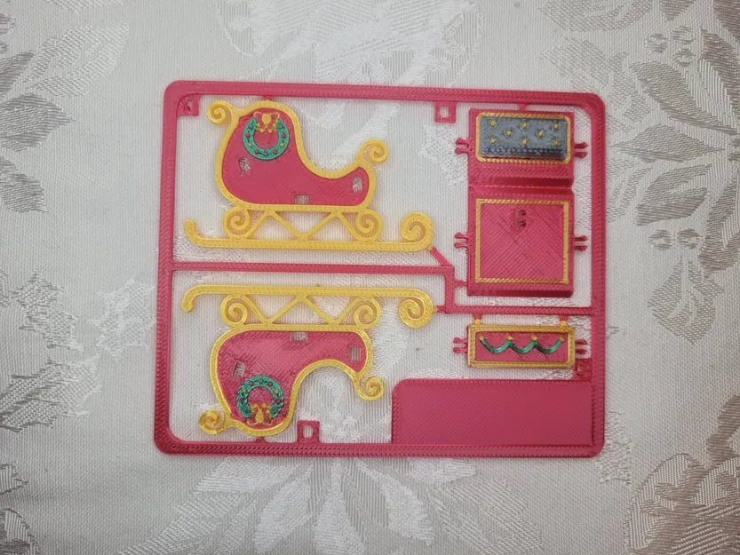 Bộ Thiệp Xe Trượt Tuyết Giáng Sinh Lắp Ráp - Image 4