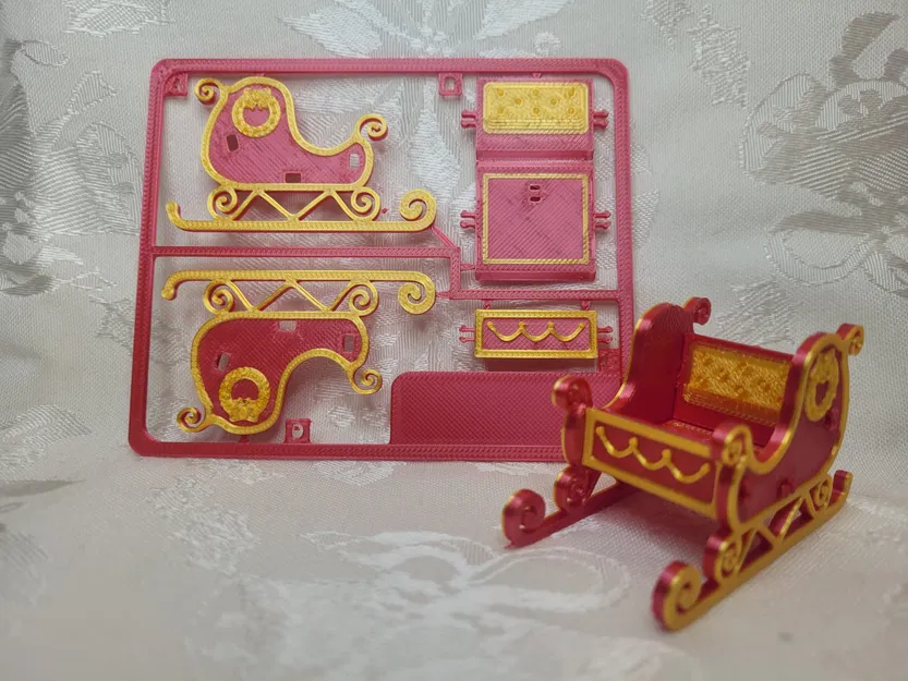 Bộ Thiệp Xe Trượt Tuyết Giáng Sinh Lắp Ráp - Image 5
