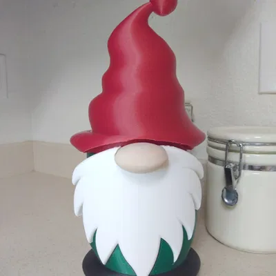 Chậu Đựng Kẹo Gnome Giáng Sinh
