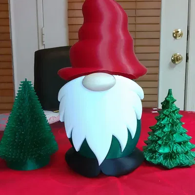 Chậu Đựng Kẹo Gnome Giáng Sinh