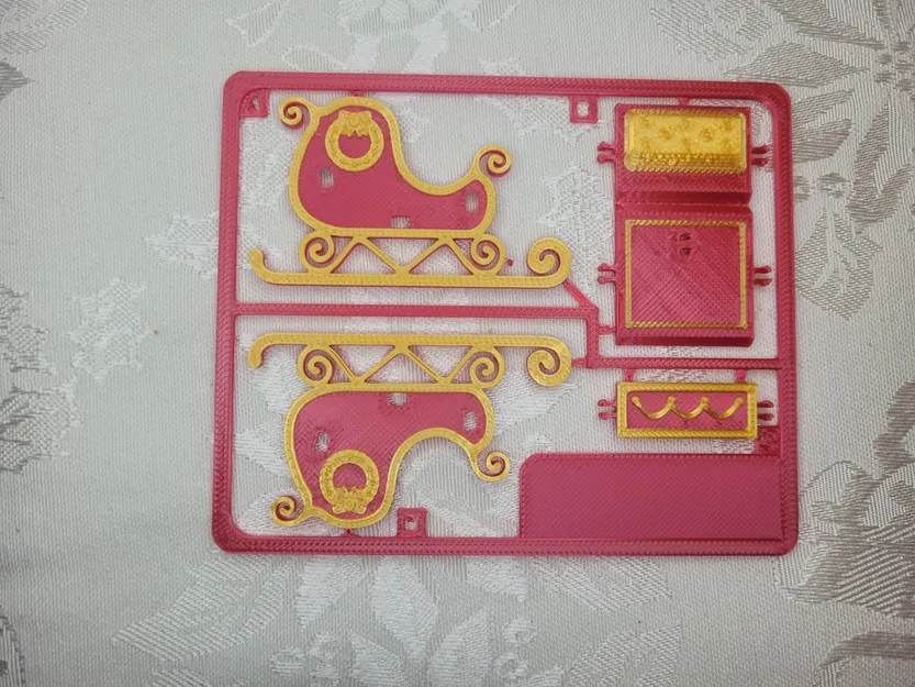 Bộ Thiệp Xe Trượt Tuyết Giáng Sinh Lắp Ráp - Image 7