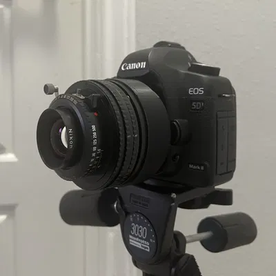 Adapter Nikkor W 100mm cho Canon EOS EF