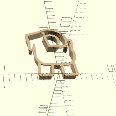 Khuôn Cắt Bánh Quy Hình Dê Gävle