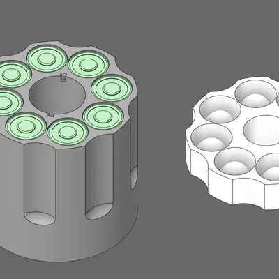 Hộp đựng pin 18650 hay còn gọi là Revolvero