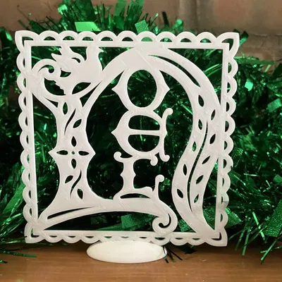 Bảng Trang Trí Noel Kèm Chân Đế