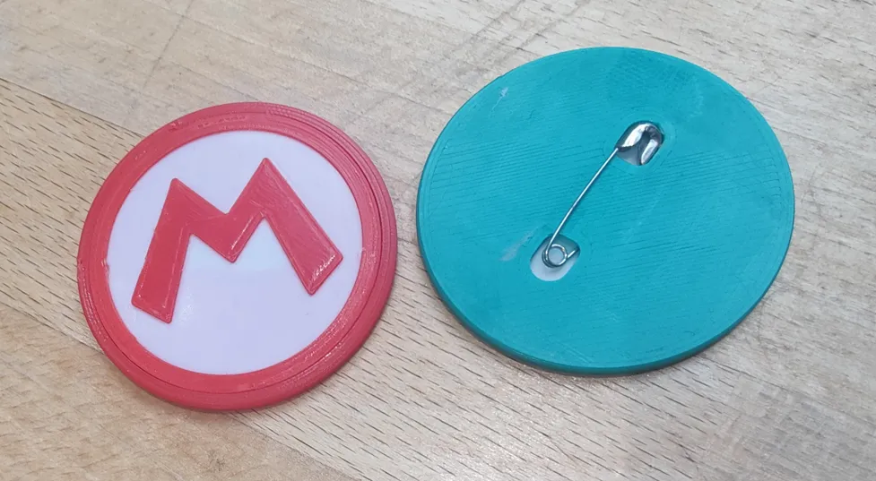 Huy Hiệu Nón Mario - Hàng Chuẩn Cosplay - Image 1