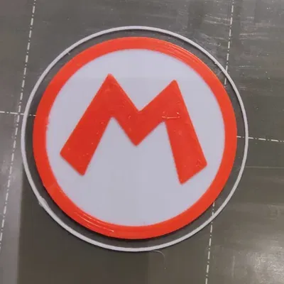 Huy Hiệu Nón Mario - Hàng Chuẩn Cosplay