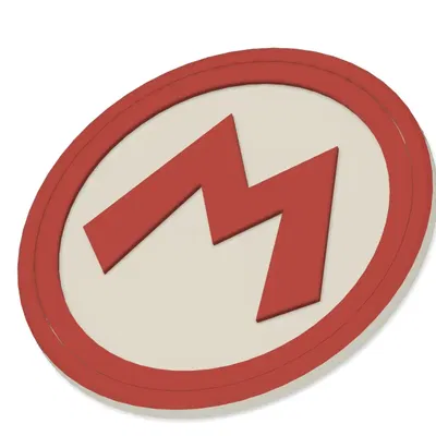 Huy Hiệu Nón Mario - Hàng Chuẩn Cosplay