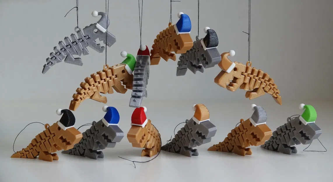 Trang trí cây thông Noel khủng long Flexi Rex - Image 1