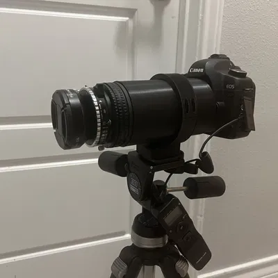 Adapter Fujinon W 210mm sang Canon EF