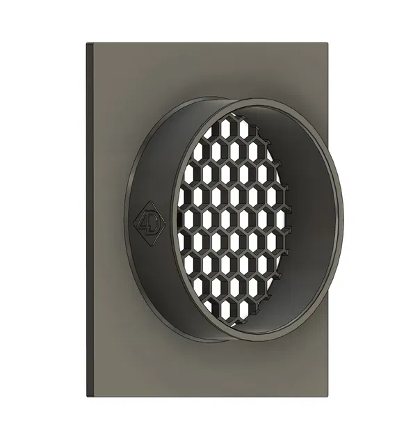 Bộ Chuyển Đổi Ống Xả Cửa Sổ Hex Guard 6" cho lều trồng cây, nhà kính, đào crypto, HVAC, Glow Forge - Image 1