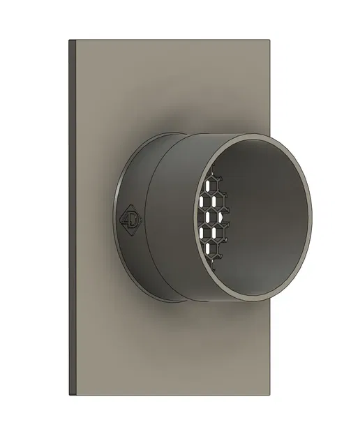 Bộ chuyển đổi ống xả cửa sổ Hex Guard 3" cho X1C và P1S - Image 1