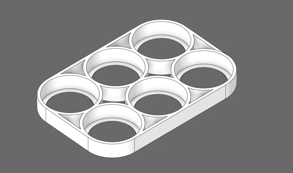 Giá đỡ pin 18650 2x3 - Image 3