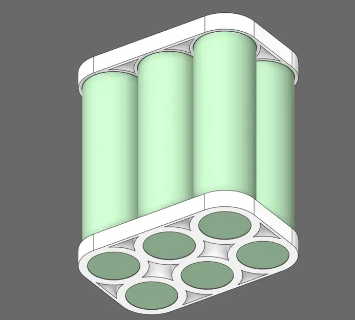 Giá đỡ pin 18650 2x3 - Image 4