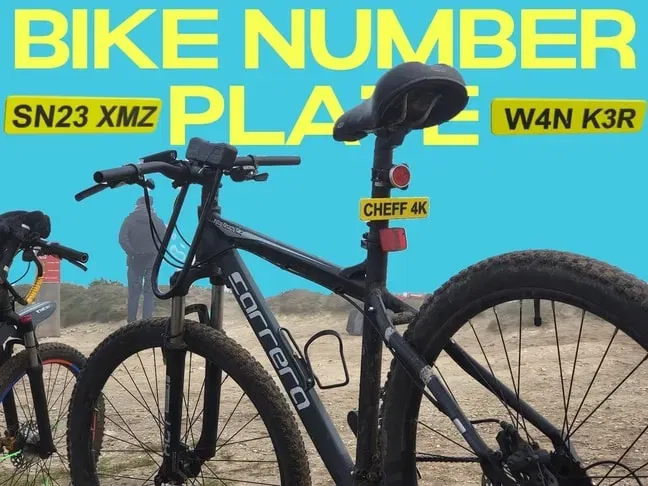 Biển Số Xe Đạp 3D - Image 1