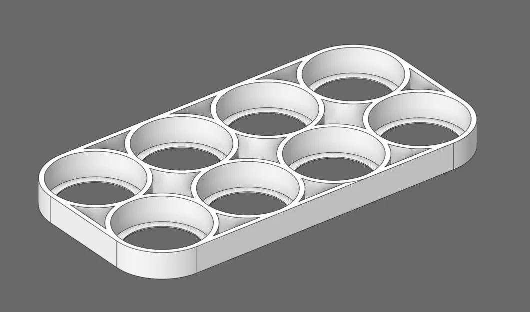 Kệ giữ pin 18650 2x4 đơn giản - Image 3