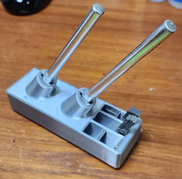 Giá đỡ dao X-acto đôi Gridfinity 1x3 - Image 1