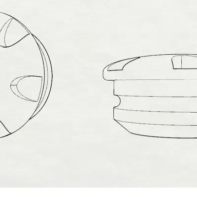 Nắp Bít Nhỏ Cho Khung Xe Ninja Kawasaki 1000sx (Endcap)