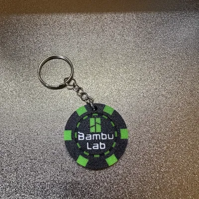 Móc Khóa Chip Poker Bambu Lab