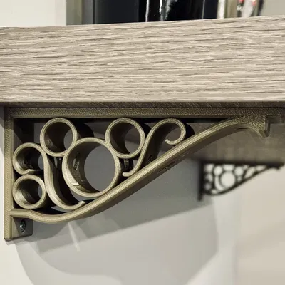 Decorative Shelf Bracket w/Hidden Mickey