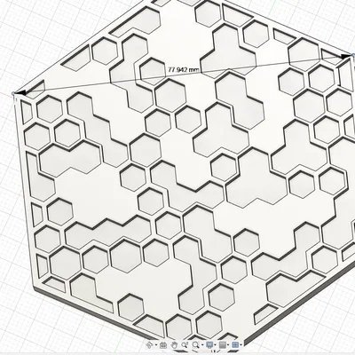 Miếng Lót Ly Hình Lục Giác
