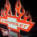 Hộp Đèn "Chevy Flames" - Thumbnail 1