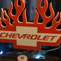 Hộp Đèn "Chevy Flames" - Thumbnail 3