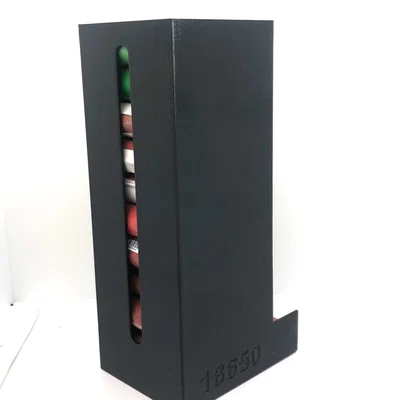Hộp Đựng Pin 18650 Dạng Tháp Tower Box 32 Viên - Không Cần Support