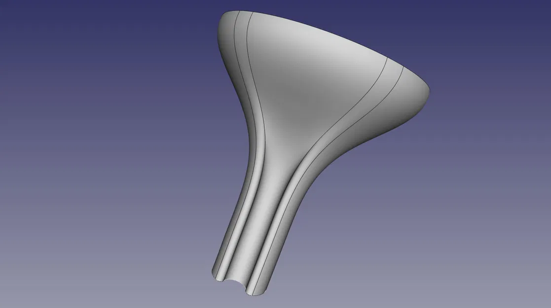 Funnel 100mm with vent - Image 1