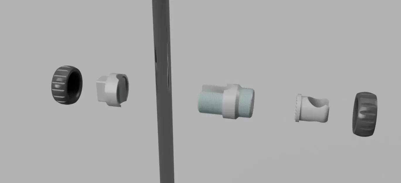 Giá đỡ đầu sen thay thế cho thanh 19 mm - Image 3