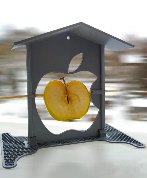 Khay Đựng Thức Ăn Cho Chim - Kiểu Táo - Image 1