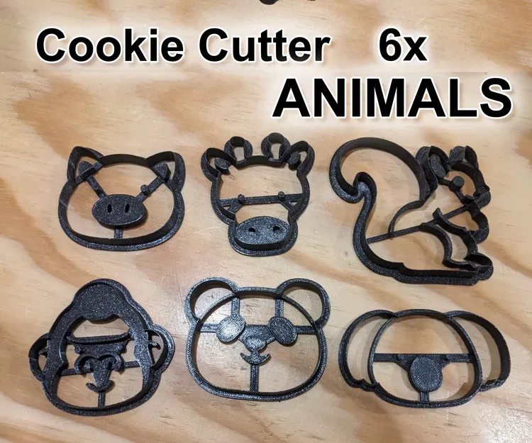 Cookie Cutter - Ausstecher - 6x Animals - Image 1