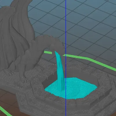 Rồng Phun Nước Hai Màu