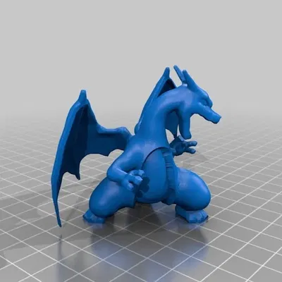 Mô Hình Charizard In Màu Đẹp Mắt