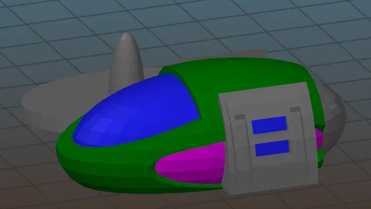 Hovercar - Bản phối lại đa vật liệu - Image 1