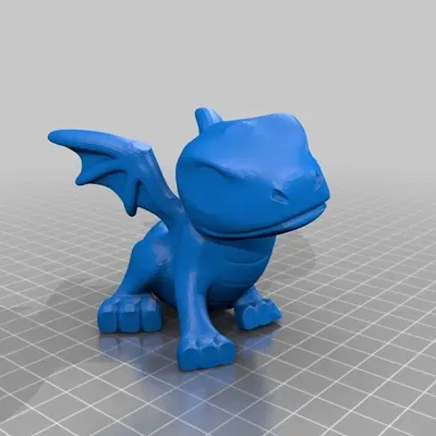 Cặp rồng dễ thương - phối màu đa vật liệu